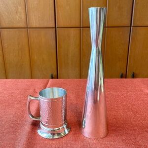 Vintage🇮🇩Mid-Century Banka Tin Indonesia Set